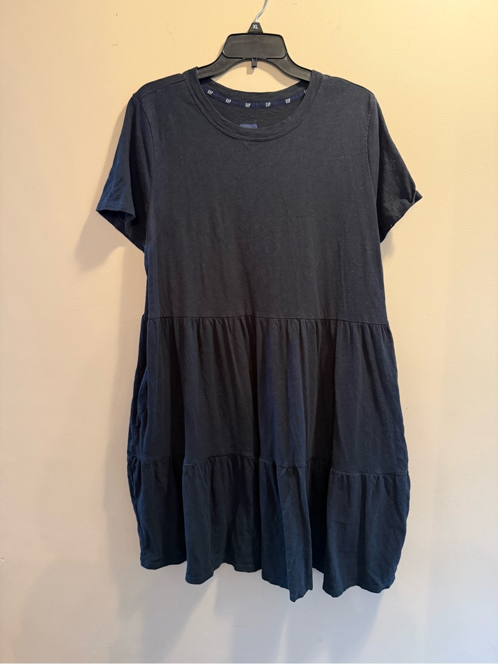 GAP  Tiered Short-Sleeve Mini Dress
